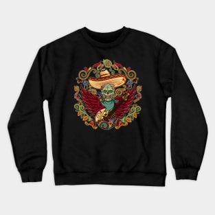 Dia De Los Muertos - Funny Sugar Skull Crewneck Sweatshirt